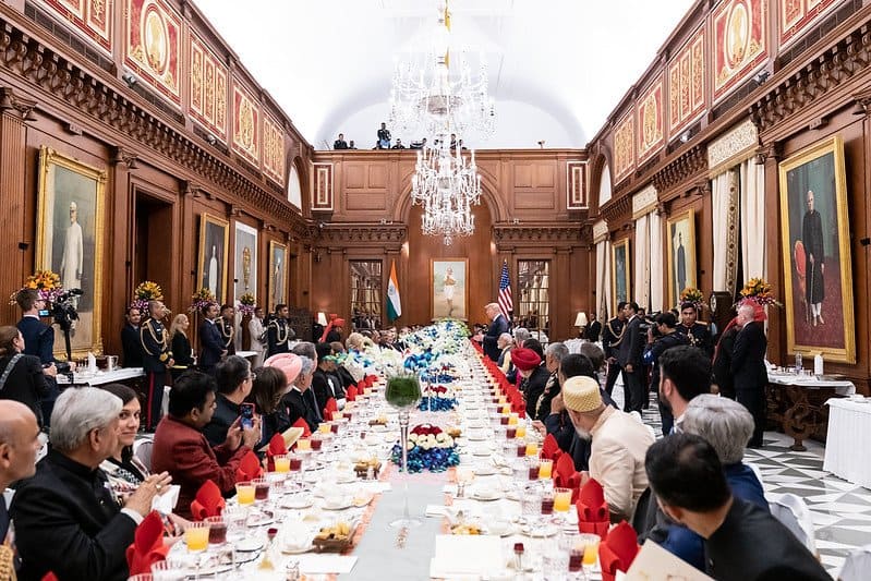 Rashtrapati Bhavan Dining Hall