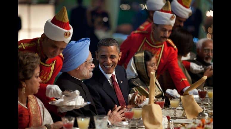 Rashtrapati Bhavan's Kitchen serving a state dinner