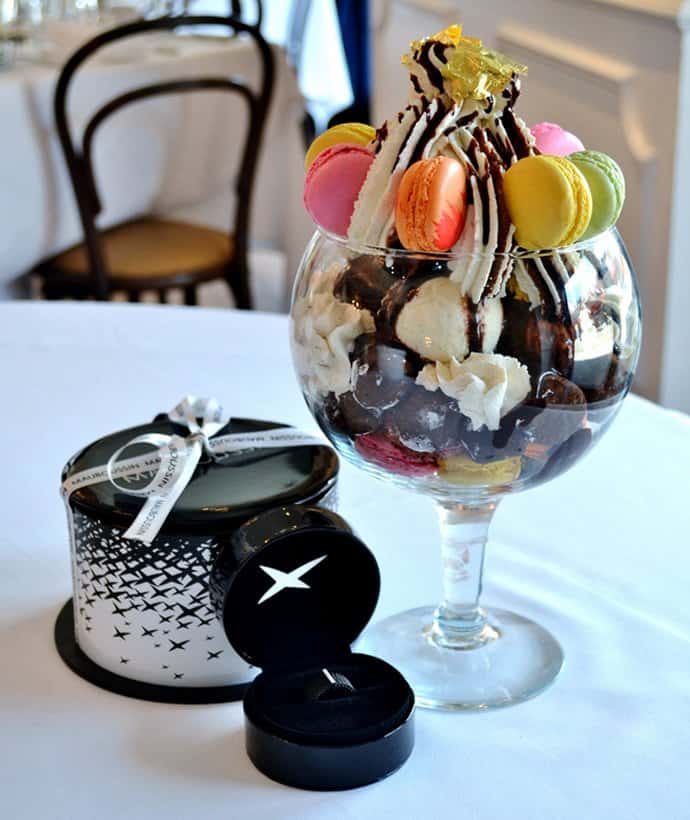 most expensive Ice cream the mauboussin mega sundae