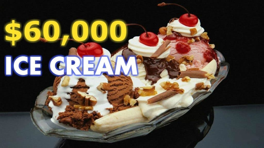 most expensive Ice cream Absurdity Sundae
