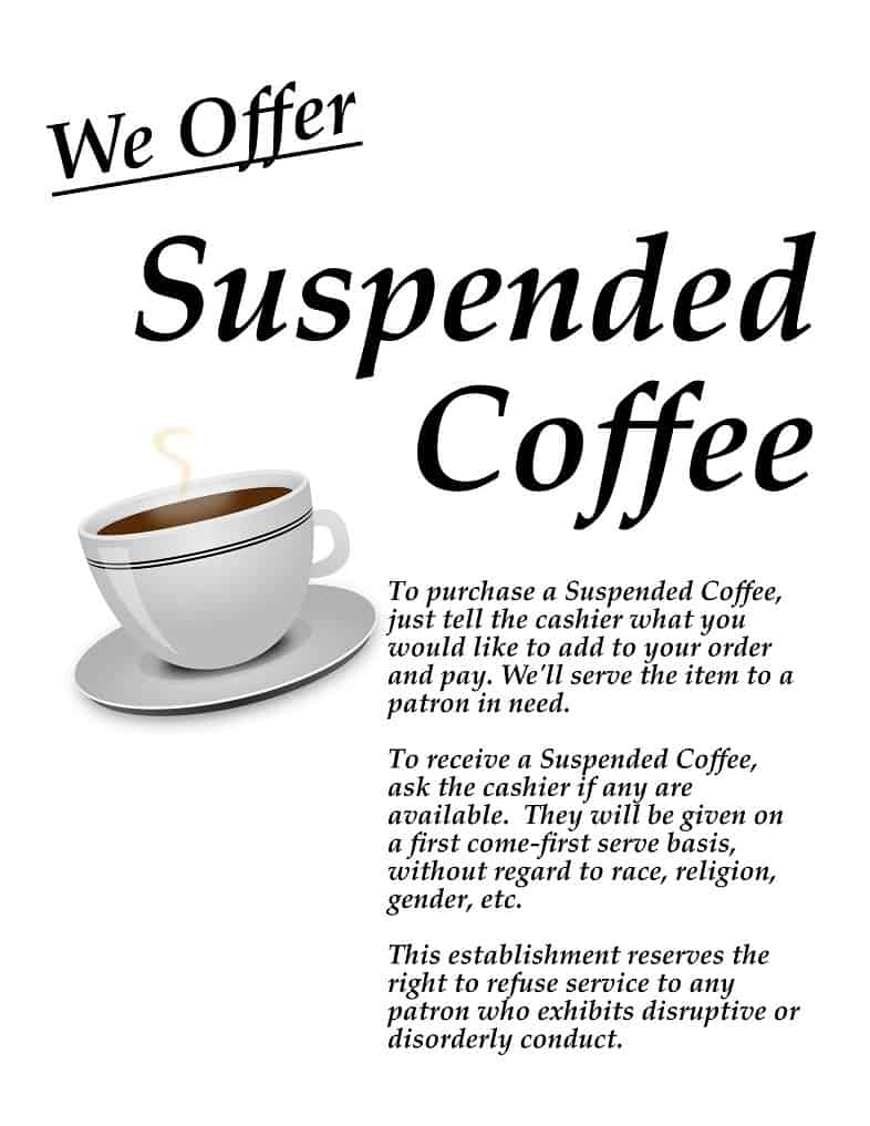 Suspended Coffee and how to be a part.
Yum & Awesome