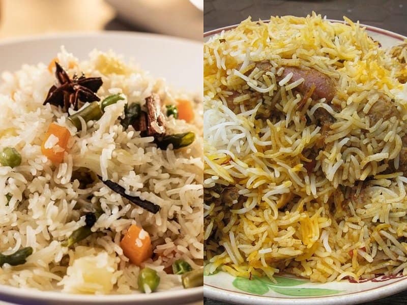 Difference between Pulao and Biryani Yum and Awesome