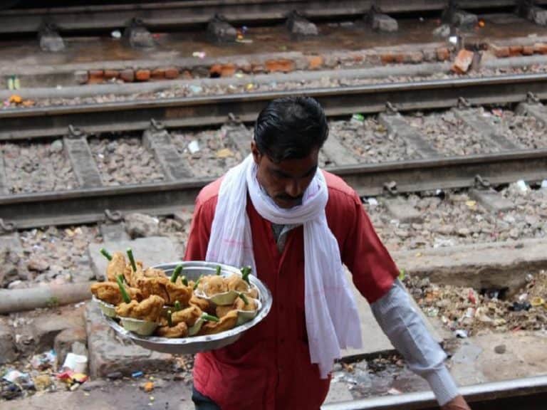 Indian Railway Station Food